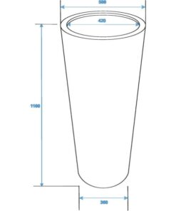 EUROPALMS LEICHTSIN ELEGANCE-110, shiny-brown
