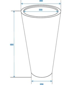 EUROPALMS LEICHTSIN ELEGANCE-69, shiny-silver