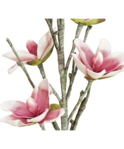 EUROPALMS Magnolia branch (EVA), white pink