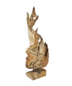 EUROPALMS Natural wood sculpture 160cm
