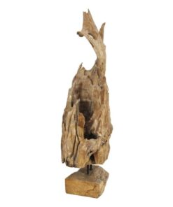 EUROPALMS Natural wood sculpture 160cm