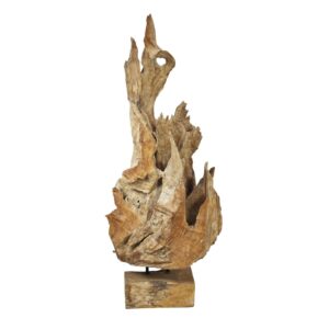 EUROPALMS Natural wood sculpture 160cm