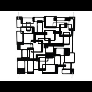 EUROPALMS Room Divider Labyrinth black 4x