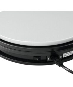 EUROPALMS Rotary Plate 25cm up to 25kg silver