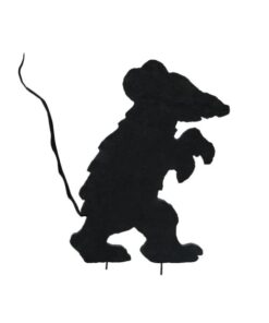 EUROPALMS Silhouette Creepy Mouse, 56cm