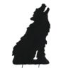 EUROPALMS Silhouette Wolf, 60cm