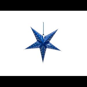 EUROPALMS Star Lantern, Paper, blue, 40 cm