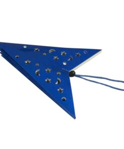 EUROPALMS Star Lantern, Paper, blue, 50 cm