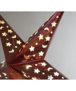 EUROPALMS Star Lantern, Paper, blue, 50 cm