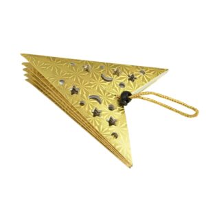 EUROPALMS Star Lantern, Paper, gold, 50 cm