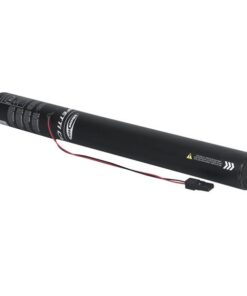 Electric confetti cannon 50cm, Argento metallico