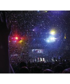 Electric confetti cannon 50cm, Bianco