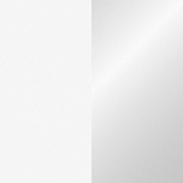 Electric confetti cannon 50cm, Bianco/Argento