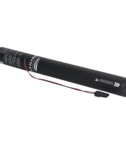Electric confetti cannon 50cm, Bianco/Argento