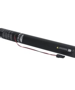 Electric confetti cannon 50cm, Nero