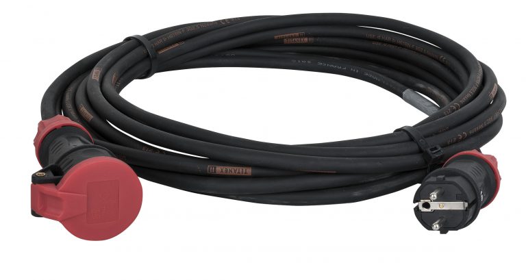 Extension Cable Schuko/Schuko Titanex with PCE 20m, 3x2,5mm Titanex con ABL