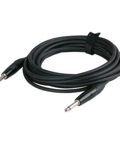 FLX05 - unbal. Jack mono > Jack mono Black 1.5 mtr, tipo X