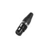 HICON XLR plug 3pin HI-X3CF-BLK