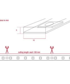 Havana Jade 3000 K - 60 - 24 VDC 300x0,08W LED bianco caldo (3528)