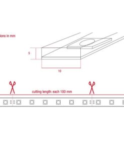 Havana Jade 6000 K - 60 - 24 VDC 300x0,24W LED bianco fresco (3528)