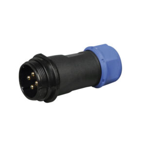 In-line connector male 4-pin IP68