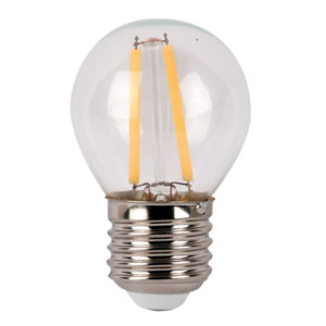 LED Bulb Clear WW E27 3W, non regolabile con dimmer