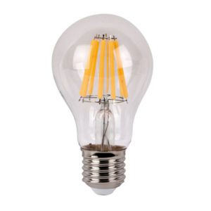 LED Bulb Clear WW E27 8W, non regolabile con dimmer