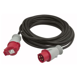 Motorcable 20 m, CEE 4P 16A rosso