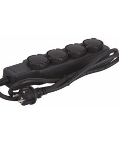Multisocket Schuko 4-way IP-20, max 16A.