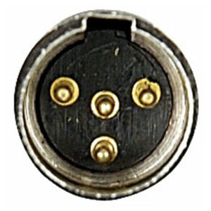 N-CON Mini XLR 4p. Plug Male Maschio