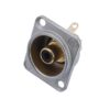 NEUTRIK RCA mounting socket bk NF2D0