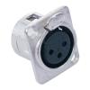 NEUTRIK XLR mounting socket 3pin NC3FDL-1