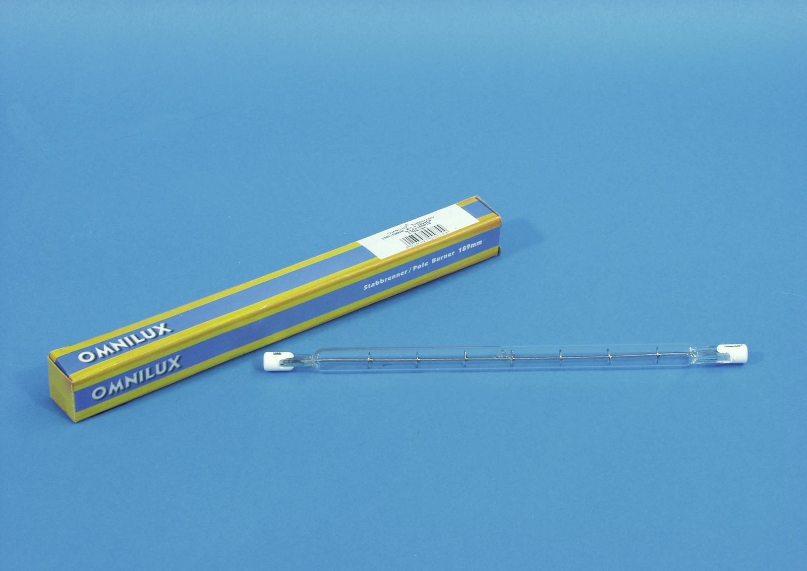 OMNILUX 230V/1000W R7s 189mm Pole Burner