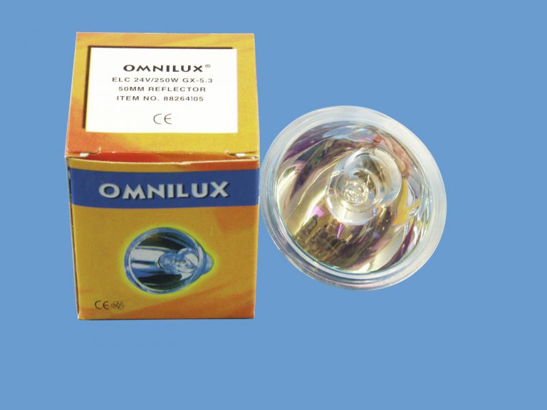 OMNILUX ELC 24V/250W GX-5.3 500h 50mm reflector
