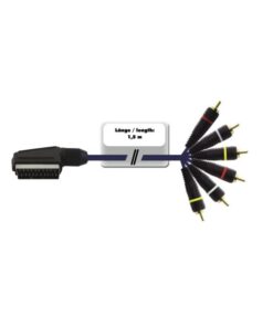 OMNITRONIC Adaptercable Scart/6xRCA 1.5m