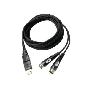 OMNITRONIC Adaptercable USB/2xMIDI 3m bk