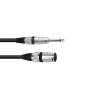 OMNITRONIC Adaptercable XLR(M)/Jack mono 10m bk