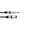 OMNITRONIC Adaptercable XLR(M)/Jack stereo 5m bk