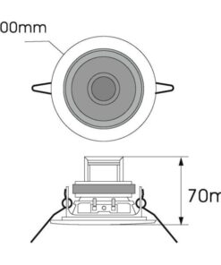 OMNITRONIC CS-2.5W Ceiling Speaker white