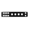 OMNITRONIC Front Panel Z-19 8x D-Type/4xNL8/T 2U