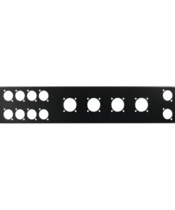 OMNITRONIC Front Panel Z-19 8x D-Type/4xNL8/T 2U