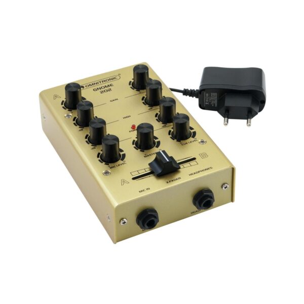 OMNITRONIC GNOME-202 Mini Mixer gold
