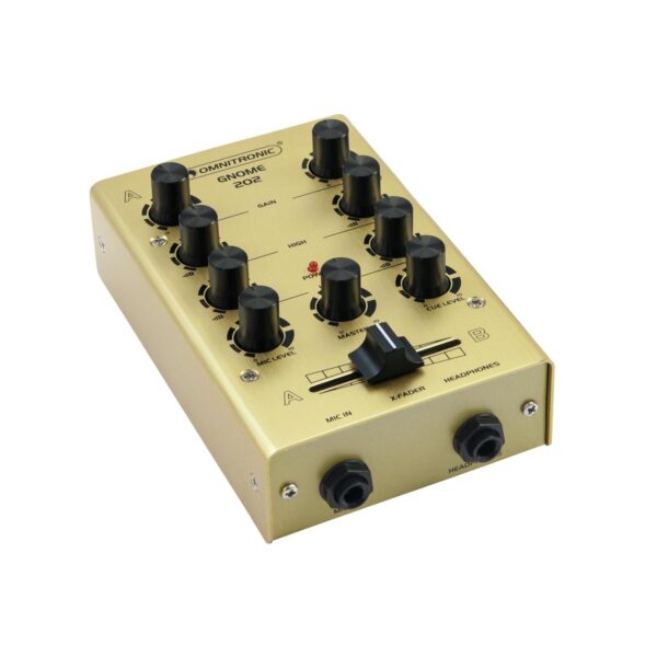 OMNITRONIC GNOME-202 Mini Mixer gold