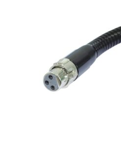 OMNITRONIC Gooseneck black XLR/XLR, 47cm