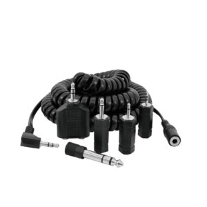 OMNITRONIC Headphones Extension 5m with Adapter Set
