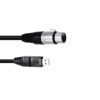 OMNITRONIC Interface Cable USB/XLR(F) 5m black