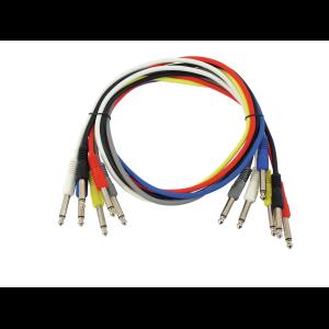 OMNITRONIC Jack cable 6.3 Patchcord mono 6x0.9m