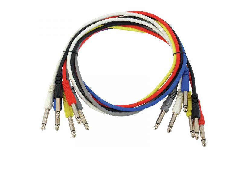 OMNITRONIC Jack cable 6.3 Patchcord mono 6x0.9m