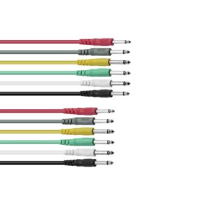 OMNITRONIC Jack cable 6.3 Patchcord mono 6x1.5m
