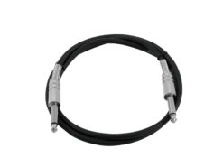 OMNITRONIC Jack cable 6.3 mono 0.5m bk